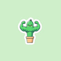 Cactus Arms Sticker