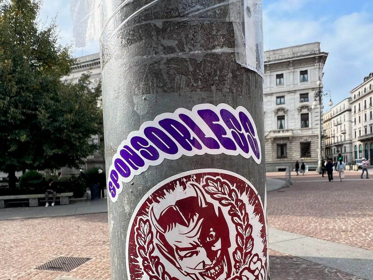 Sponsorless Sticker